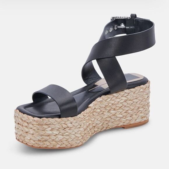 Dolce Vita Cannes Sandals- Black leather - Picture 3 of 8